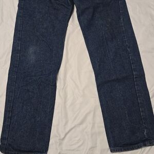 Carhartt Men's Dark Blue Straight Jeans